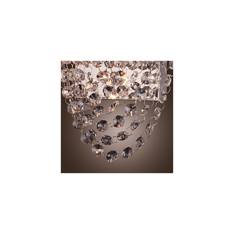 Crystal Wall Washers Modern Metal