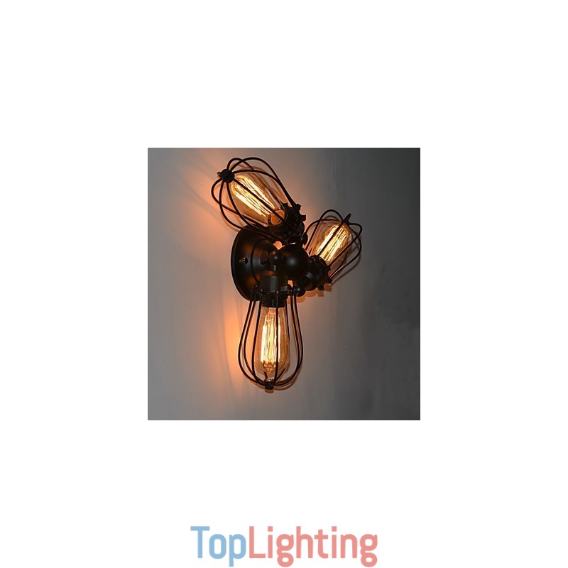 Mini Style Wall Sconces Rustic Lodge Metal