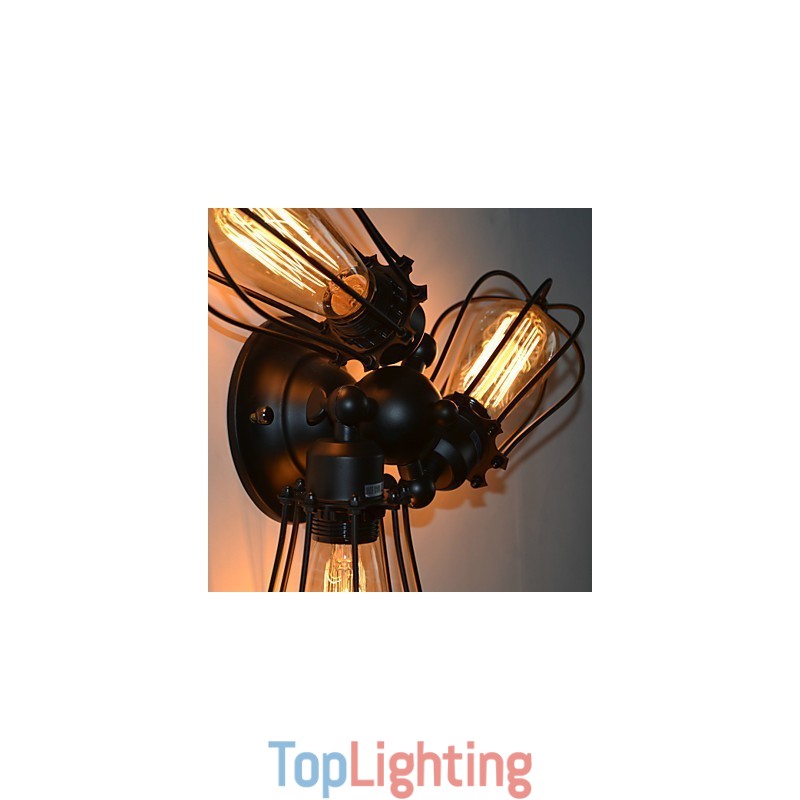 Mini Style Wall Sconces Rustic Lodge Metal