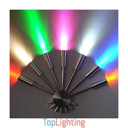 Modern Wall Light with Scattering Light Fanshaped 7 Metal Sticks Chic Style Modern Wall Light with Scattering Light Fanshaped 7 Metal Sticks Chic Style