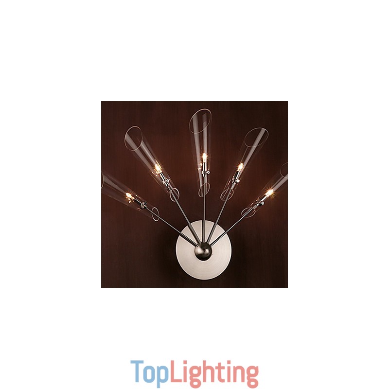 Artistic Crystal Wall Light with 5 Lights