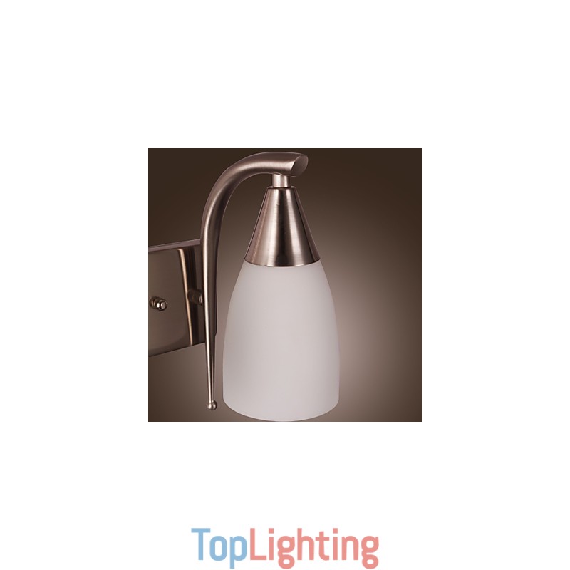 2 Light Wall Light in White Shade