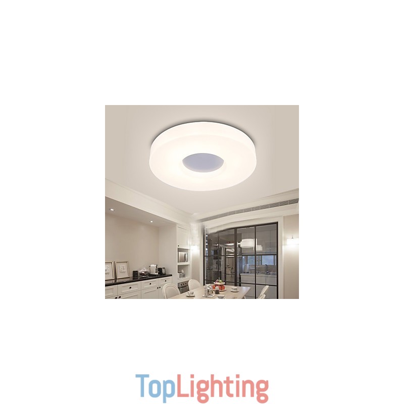 Round Ceiling Lights Flush Mount Modern Contemporary Metal