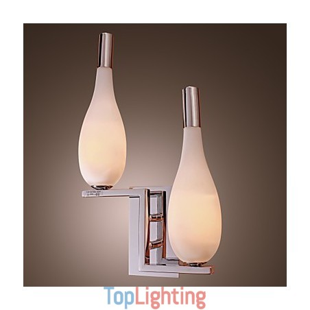 Crystal Wall Light with 2 Lights Bottle Shaped Shade Crystal Wall Light with 2 Lights Bottle Shaped Shade