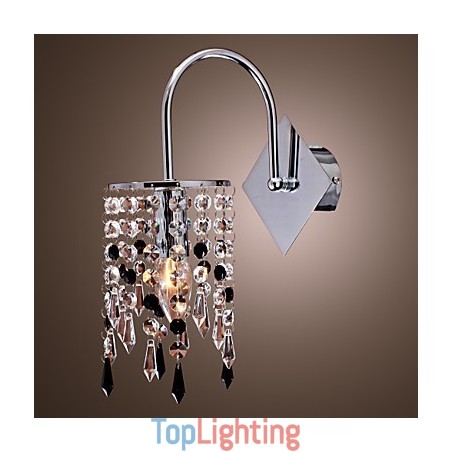 Wall Light with Elegant Crystal Drop Wall Light with Elegant Crystal Drop