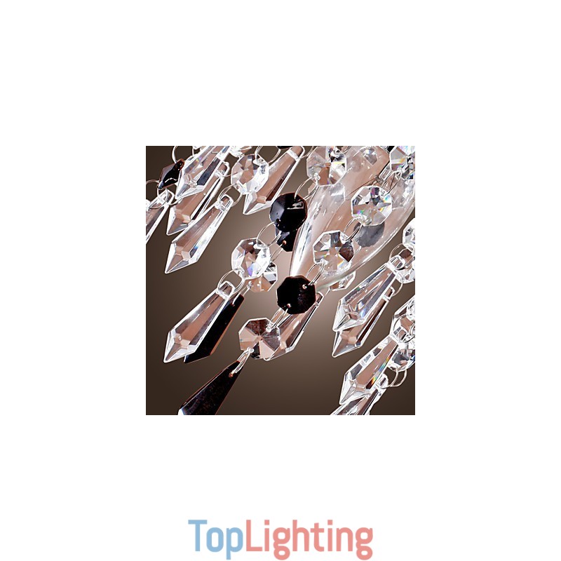 Wall Light with Elegant Crystal Drop
