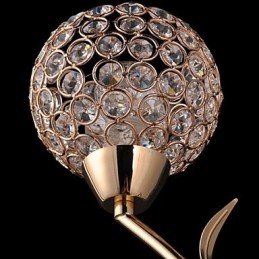 Crystal Wall Sconces Reading Wall Lights Modern Contemporary Metal