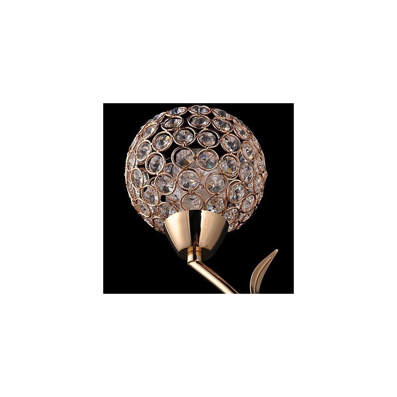 Crystal Wall Sconces Reading Wall Lights Modern Contemporary Metal
