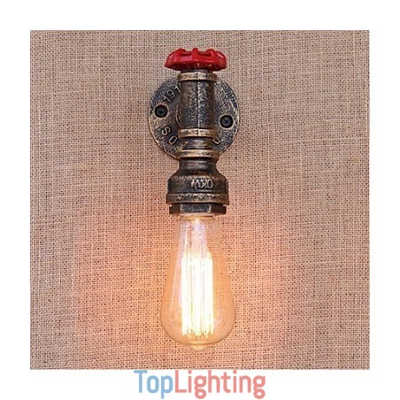 Nostalgia Simple Water Pipe Decorative Small Wall Lamp Wall Light Nostalgia Simple Water Pipe Decorative Small Wall Lamp Wall Light