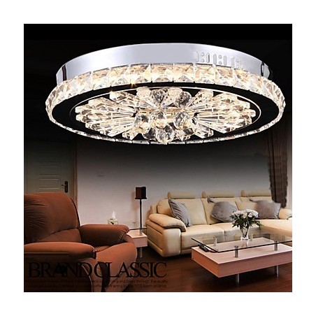 Crystal Flush Mount Modern Contemporary Living Bed Dining Kids Metal Crystal Flush Mount Modern Contemporary Living Bed Dining Kids Metal
