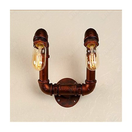 American Bar Xiang Bedroom Aisle Water Pipe Wall Lamp Retro Industrial Iron Wall Lamp American Bar Xiang Bedroom Aisle Water Pipe Wall Lamp Retro Industrial Iron Wall Lamp