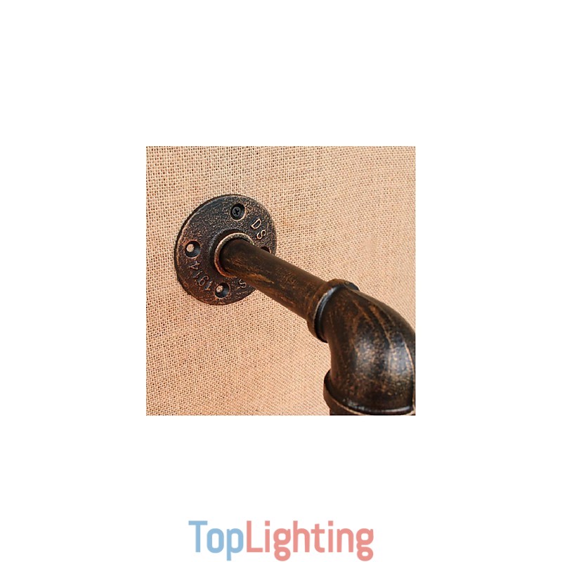 Nostalgia Simple Water Pipe Decorative Small Wall Lamp Wall Light