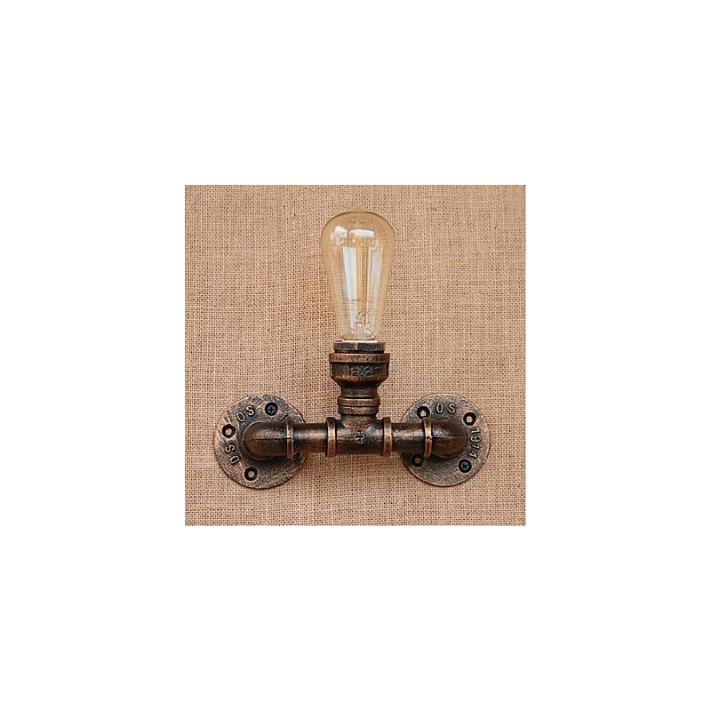 Nostalgia Simple Water Pipe Decorative Small Wall Lamp Wall Light