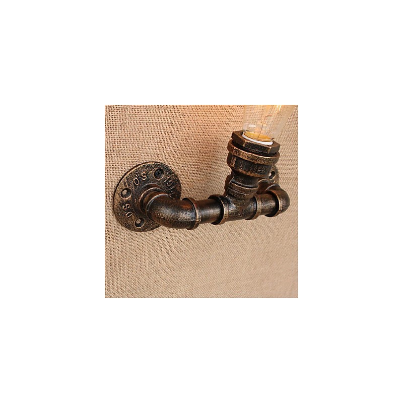 Nostalgia Simple Water Pipe Decorative Small Wall Lamp Wall Light