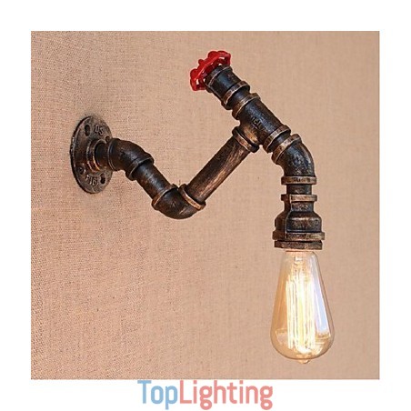 Nostalgia Simple Water Pipe Decorative Small Wall Lamp Wall Light Nostalgia Simple Water Pipe Decorative Small Wall Lamp Wall Light