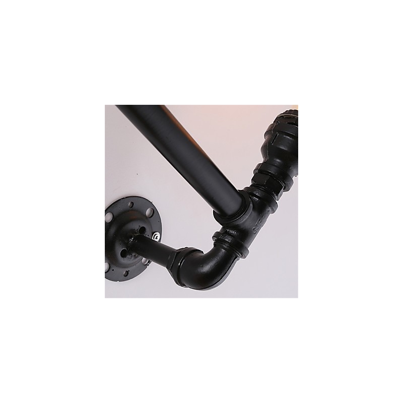 2 Heads Vintage Industrial Pipe Wall Lights Black Creative Lights Restaurant Cafe Bar Decoration lighting