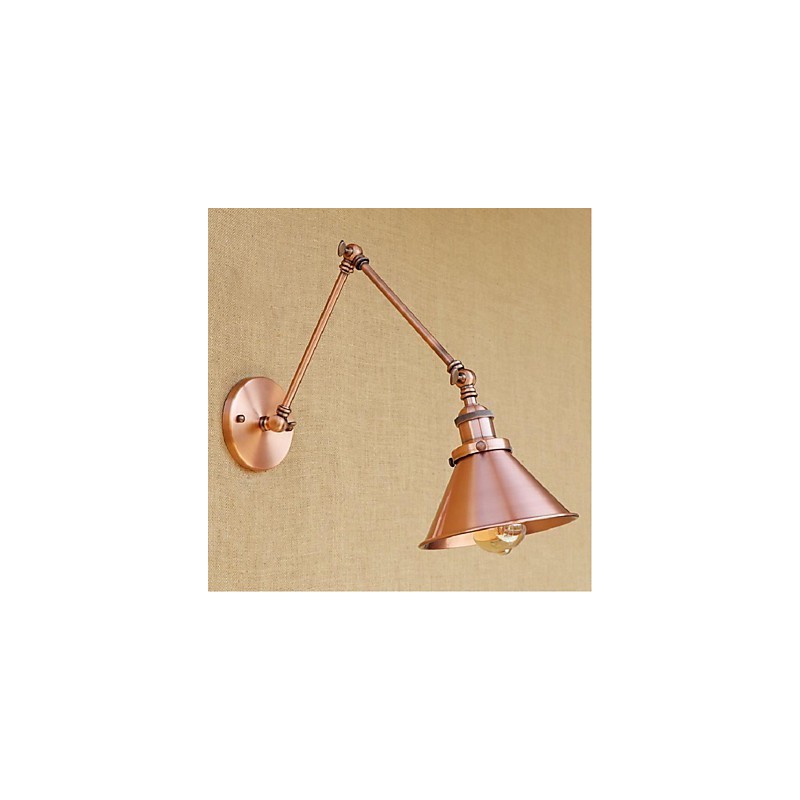 Long arm Half rust Retro Creative Nostalgic Retractable Folding Wall Sconces Wall Light