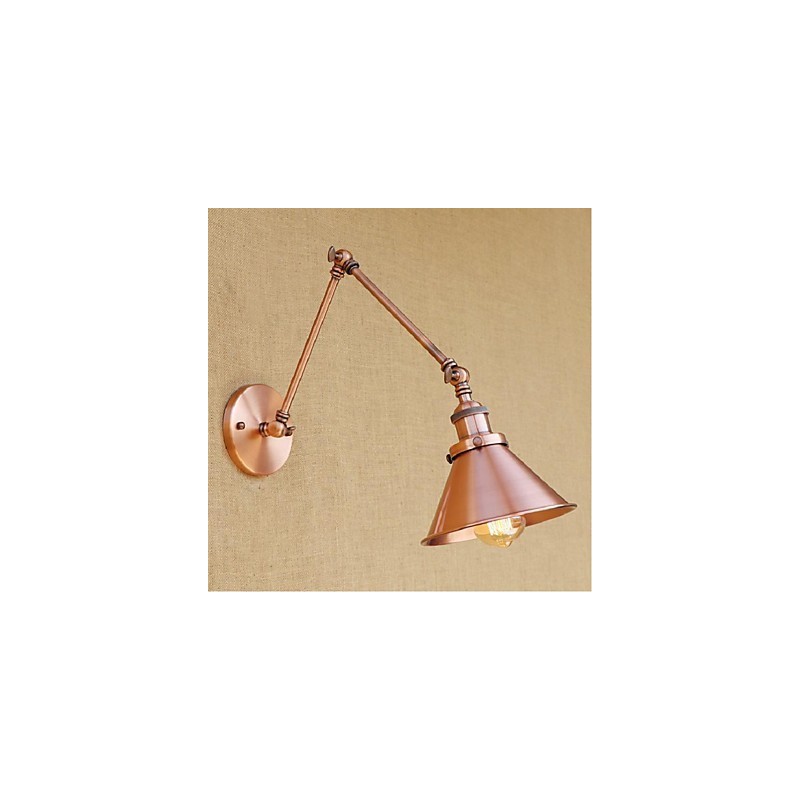 Long arm Half rust Retro Creative Nostalgic Retractable Folding Wall Sconces Wall Light