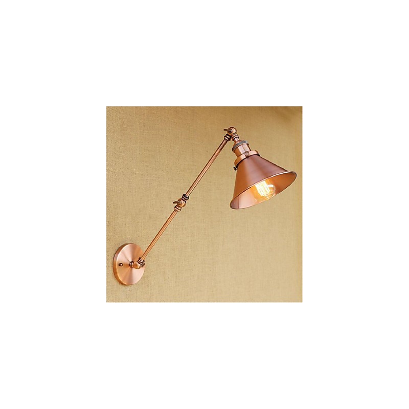 Long arm Half rust Retro Creative Nostalgic Retractable Folding Wall Sconces Wall Light