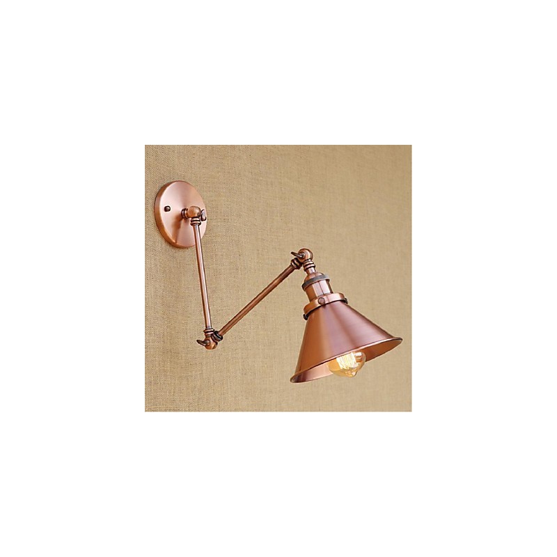 Long arm Half rust Retro Creative Nostalgic Retractable Folding Wall Sconces Wall Light