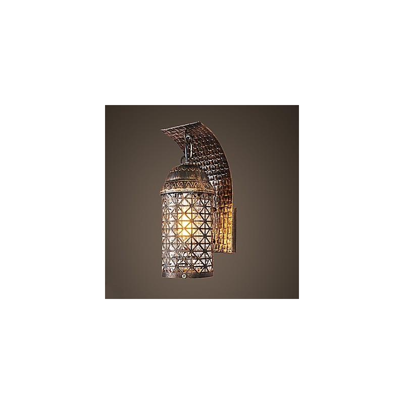 Rustic Lodge Painting Feature for Mini Style Uplight Wall Sconces Wall Light