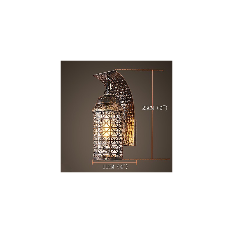 Rustic Lodge Painting Feature for Mini Style Uplight Wall Sconces Wall Light