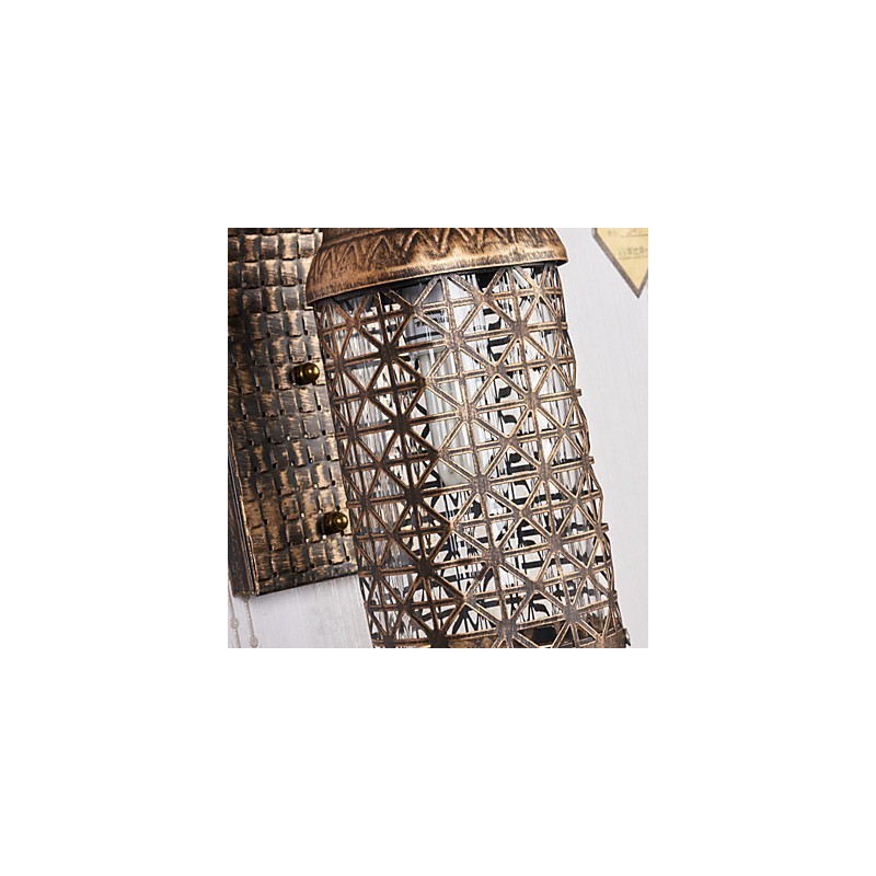 Rustic Lodge Painting Feature for Mini Style Uplight Wall Sconces Wall Light