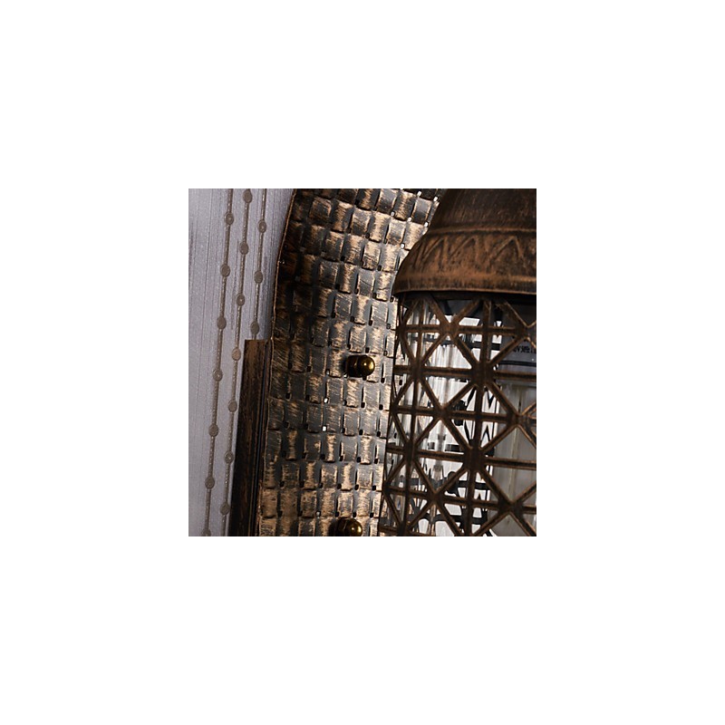 Rustic Lodge Painting Feature for Mini Style Uplight Wall Sconces Wall Light