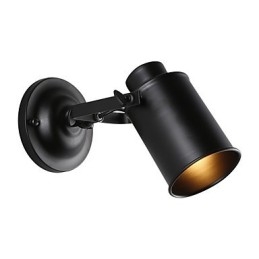 Vintage Black Metal Loft Wall Sconce Living Room Dining Room Hallway Cafe Bars Bar Wall Lamp