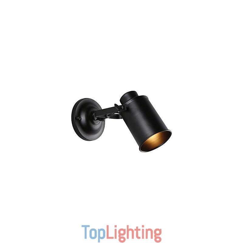 Vintage Black Metal Loft Wall Sconce Living Room Dining Room Hallway Cafe Bars Bar Wall Lamp