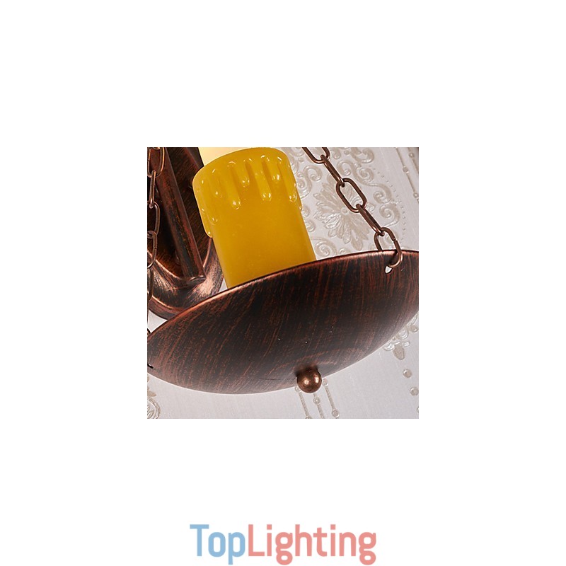 Rustic Lodge Painting Feature for Mini Style Uplight Wall Sconces Wall Light