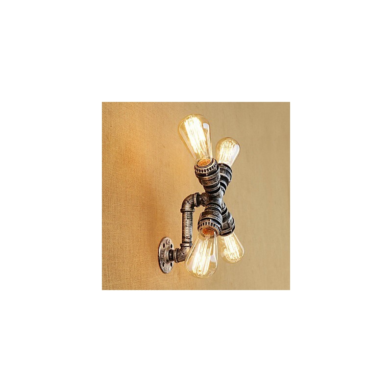 Country Retro Painting Feature for Swing Arm Ambient Light Wall Sconces Wall Light