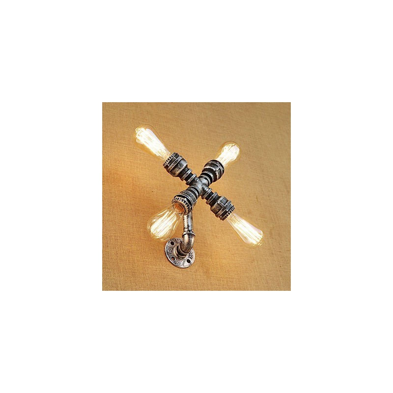 Country Retro Painting Feature for Swing Arm Ambient Light Wall Sconces Wall Light