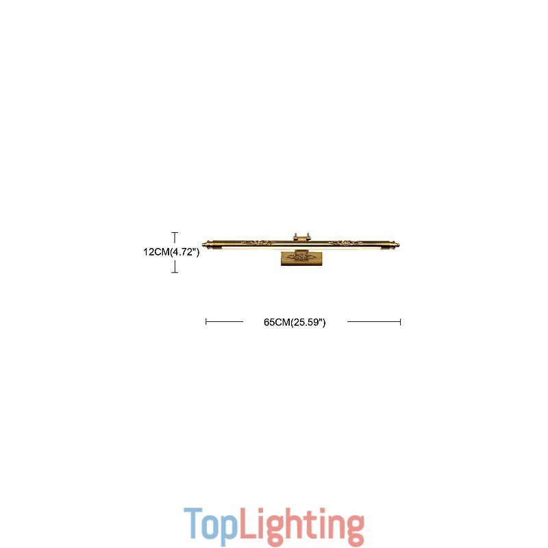 Mirror front Light Modern Comtemporary Country Electroplated Feature for