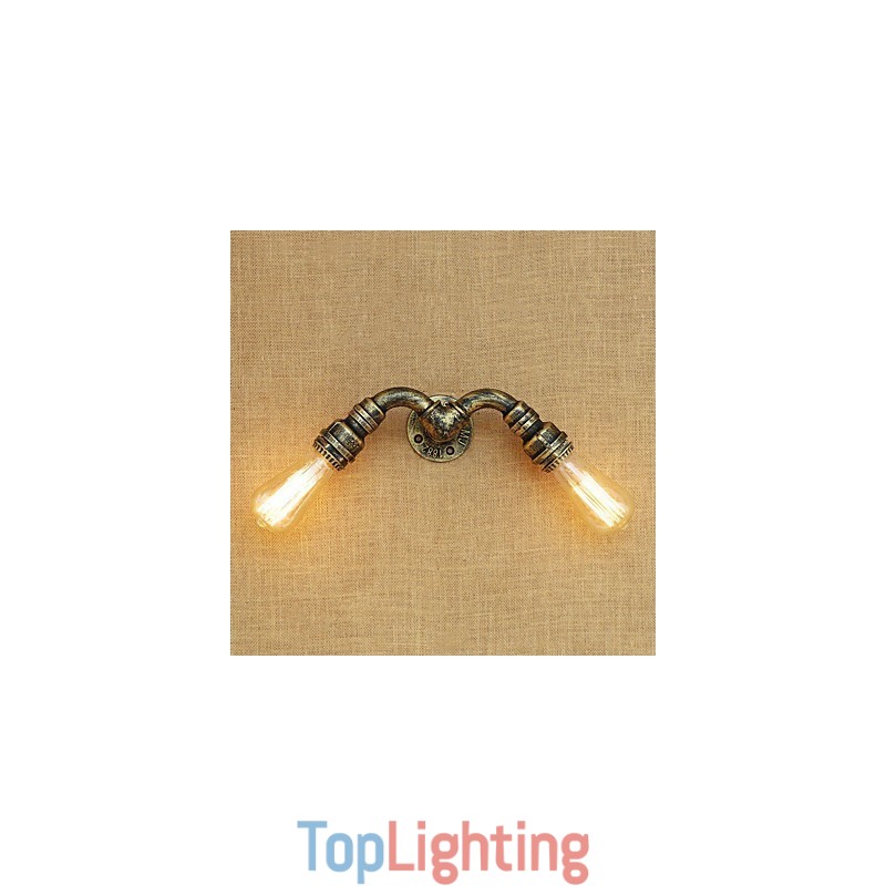 Country Retro Painting Feature for Mini Style Ambient Light Wall Sconces Wall Light