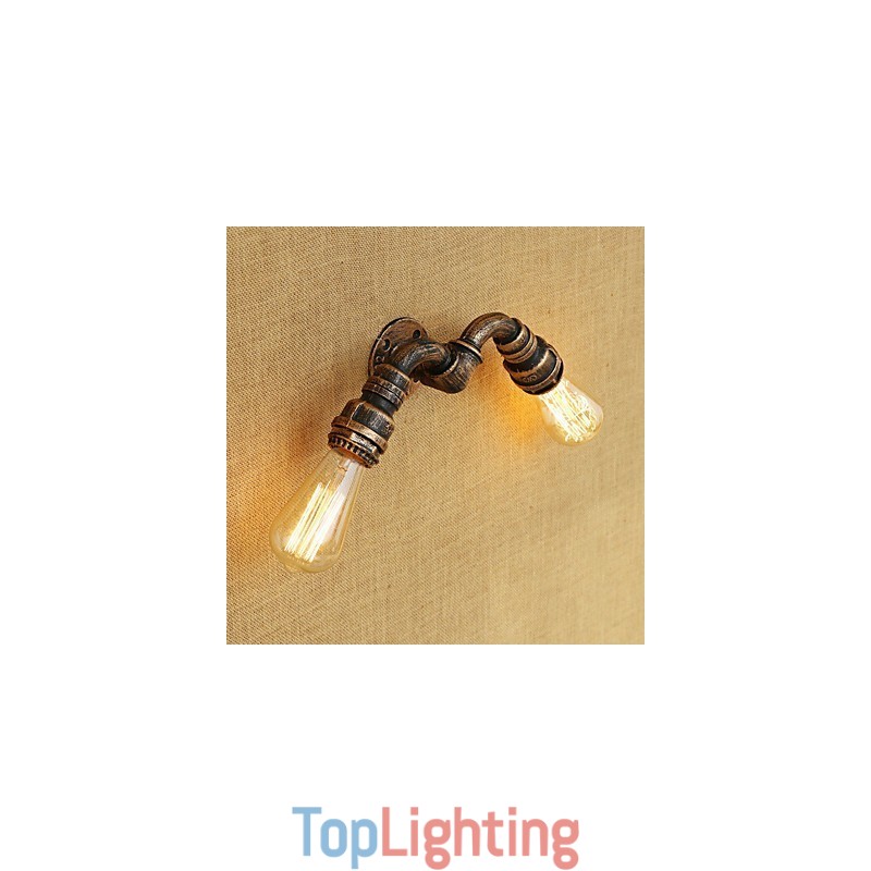 Country Retro Painting Feature for Mini Style Ambient Light Wall Sconces Wall Light