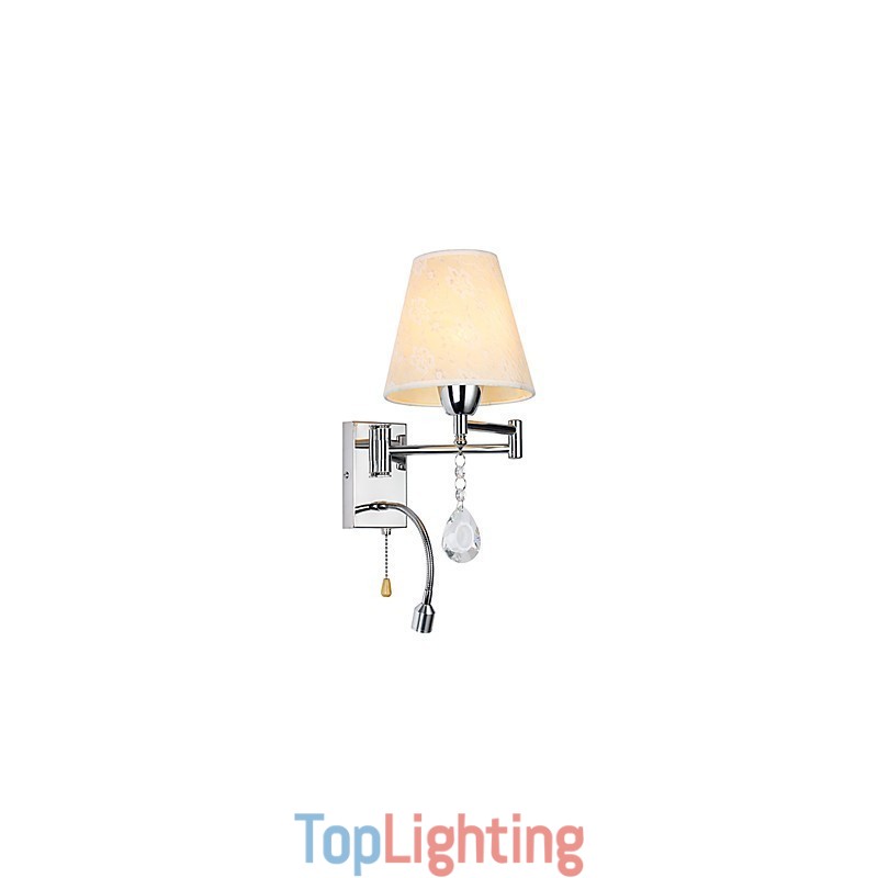 Wall Lamp for Bedroom Reading Lamp Fabric Lamp