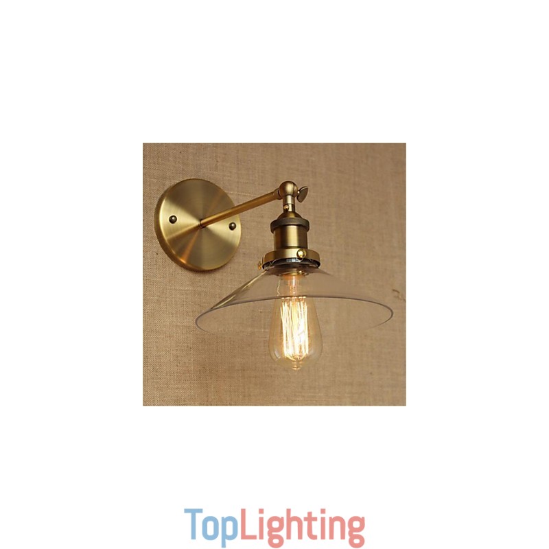 Modern Contemporary Country Retro Antique Brass Feature for Mini Style Ambient Wall Lighting