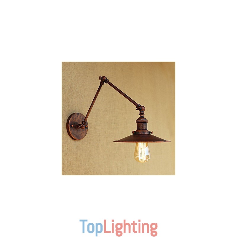 Rustic Lodge Country Retro Painting Feature for Mini Style Swing Arm Ambient Light Swing