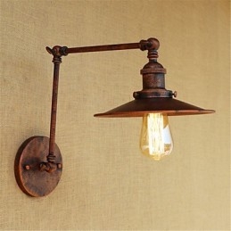 Rustic Lodge Country Retro Painting Feature for Mini Style Swing Arm Ambient Light Swing