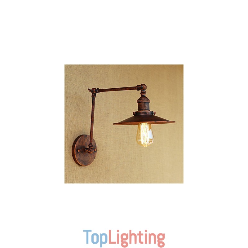 Rustic Lodge Country Retro Painting Feature for Mini Style Swing Arm Ambient Light Swing