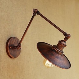 Rustic Lodge Country Retro Painting Feature for Mini Style Swing Arm Ambient Light Swing