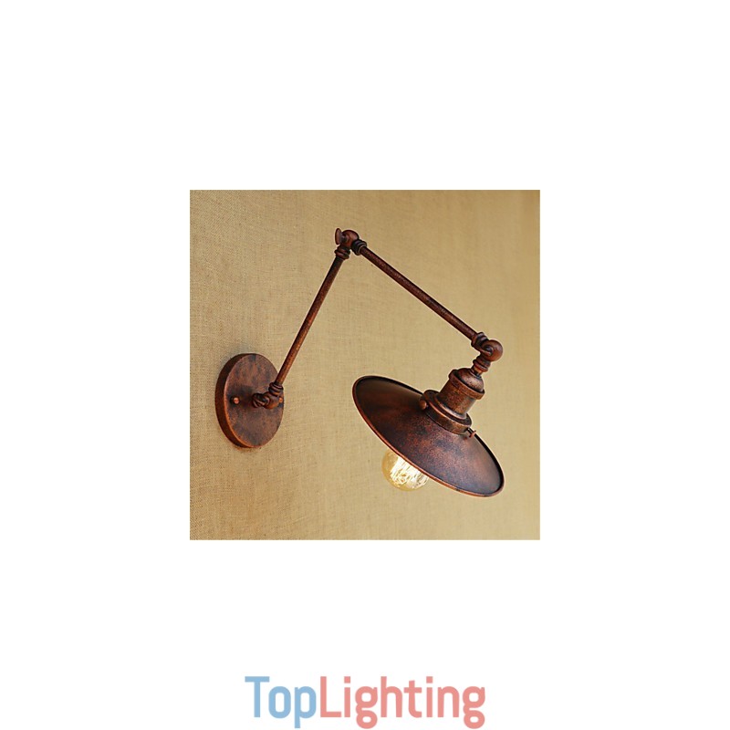 Rustic Lodge Country Retro Painting Feature for Mini Style Swing Arm Ambient Light Swing