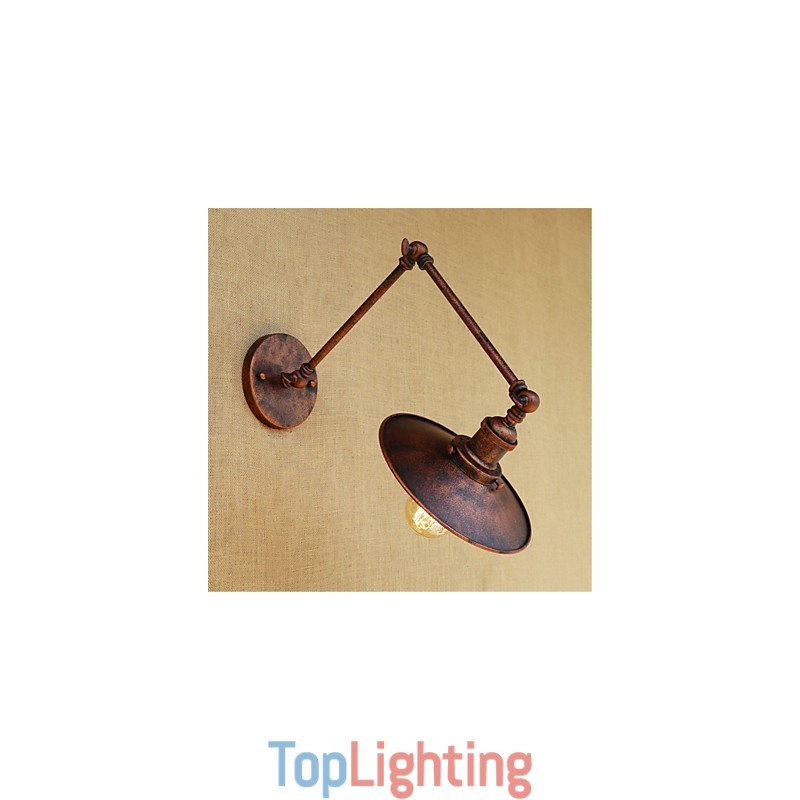 Rustic Lodge Country Retro Painting Feature for Mini Style Swing Arm Ambient Light Swing