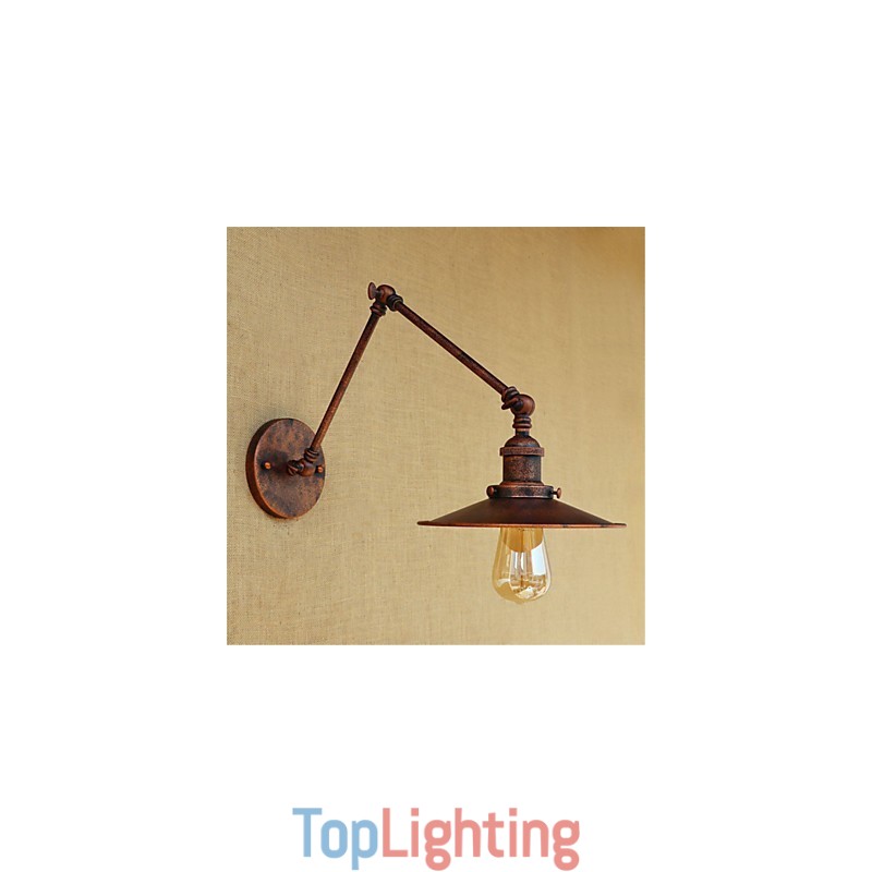 Rustic Lodge Country Retro Painting Feature for Mini Style Swing Arm Ambient Light Swing