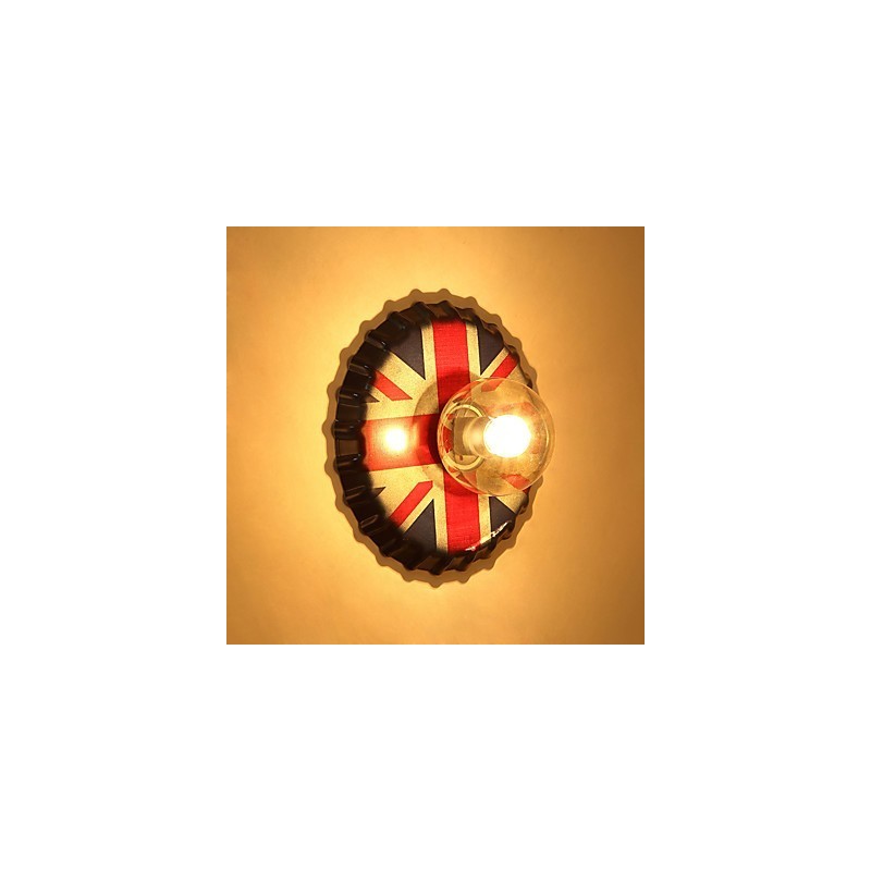 Traditional Classic Rustic Lodge Country Painting Feature for Mini Style Ambient Light Wall Sconces Wall Light
