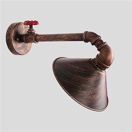 Water Pipe Wall Lights Retro Industrial Style Creative Country Metal Restaurant Cafe Bars Bar Table Wall Sconces