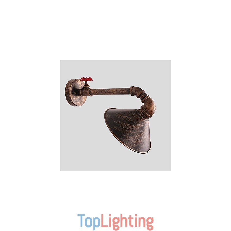 Water Pipe Wall Lights Retro Industrial Style Creative Country Metal Restaurant Cafe Bars Bar Table Wall Sconces