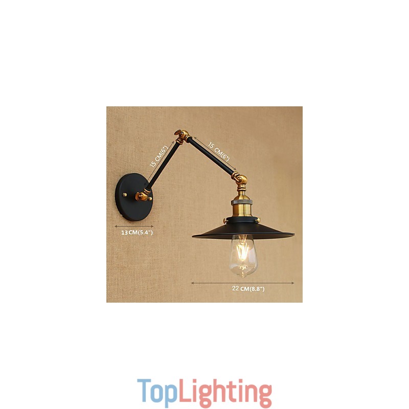Wall Sconce Brass Vintage Industrial Wall Lamp Light Home Lighting Indoor Decor Wall Sconce