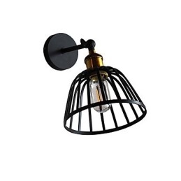 Light Painted Steel Wall Lamp Dumb Black American Coffee Decoration Retro Wall Light Lightsaber Lamp On Wall